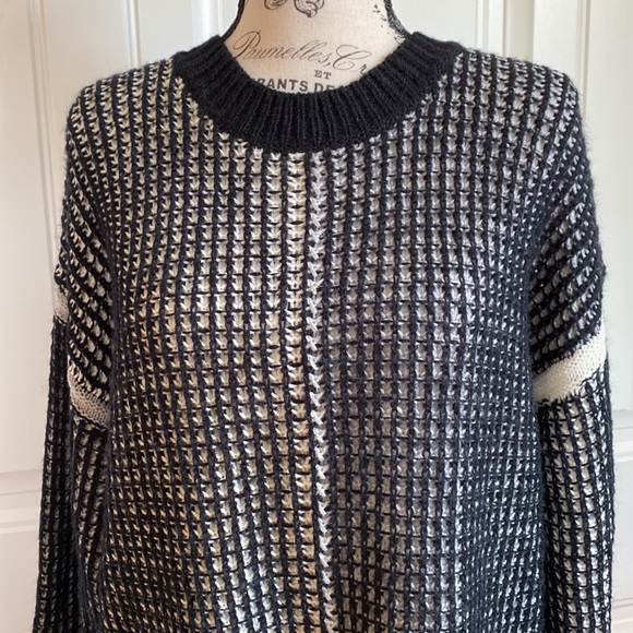 Splendid Sweaters - Window Pane Knit Sweater